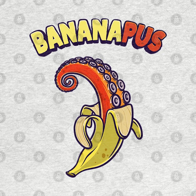 Bananapus Banana Octopus Funny Gift 2 by teeleoshirts